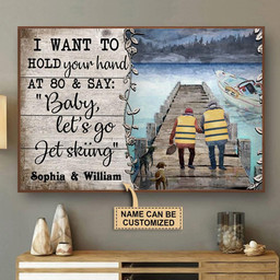 Personalized Canvas Art Painting, Canvas Gallery Hanging Jet Ski I Want To Hold Your Hand Framed Prints, Canvas Paintings Framed Matte Canvas 8x10