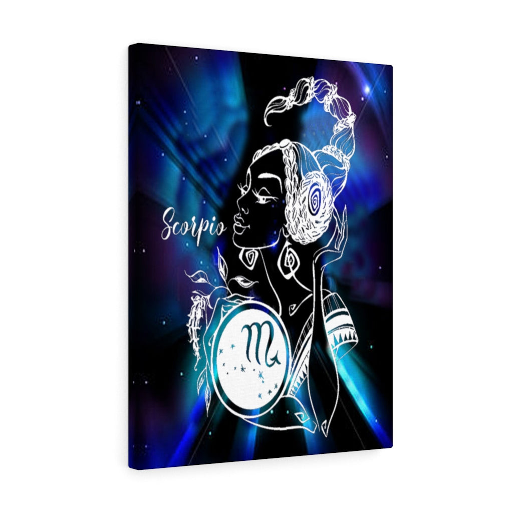 Scorpio Zodiac Horoscope Sign Constellation Canvas Print Astrology Ready to Hang Artwork Wrapped Canvas 8x10