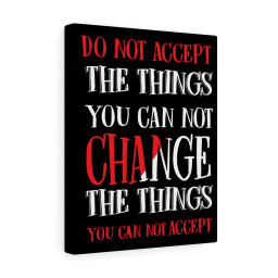 Inspirational Quote Canvas Change Wall Art Motivational Motto Inspiring Prints Artwork Decor Ready to Hang Framed Prints, Canvas Paintings Framed Matte Canvas 8x10