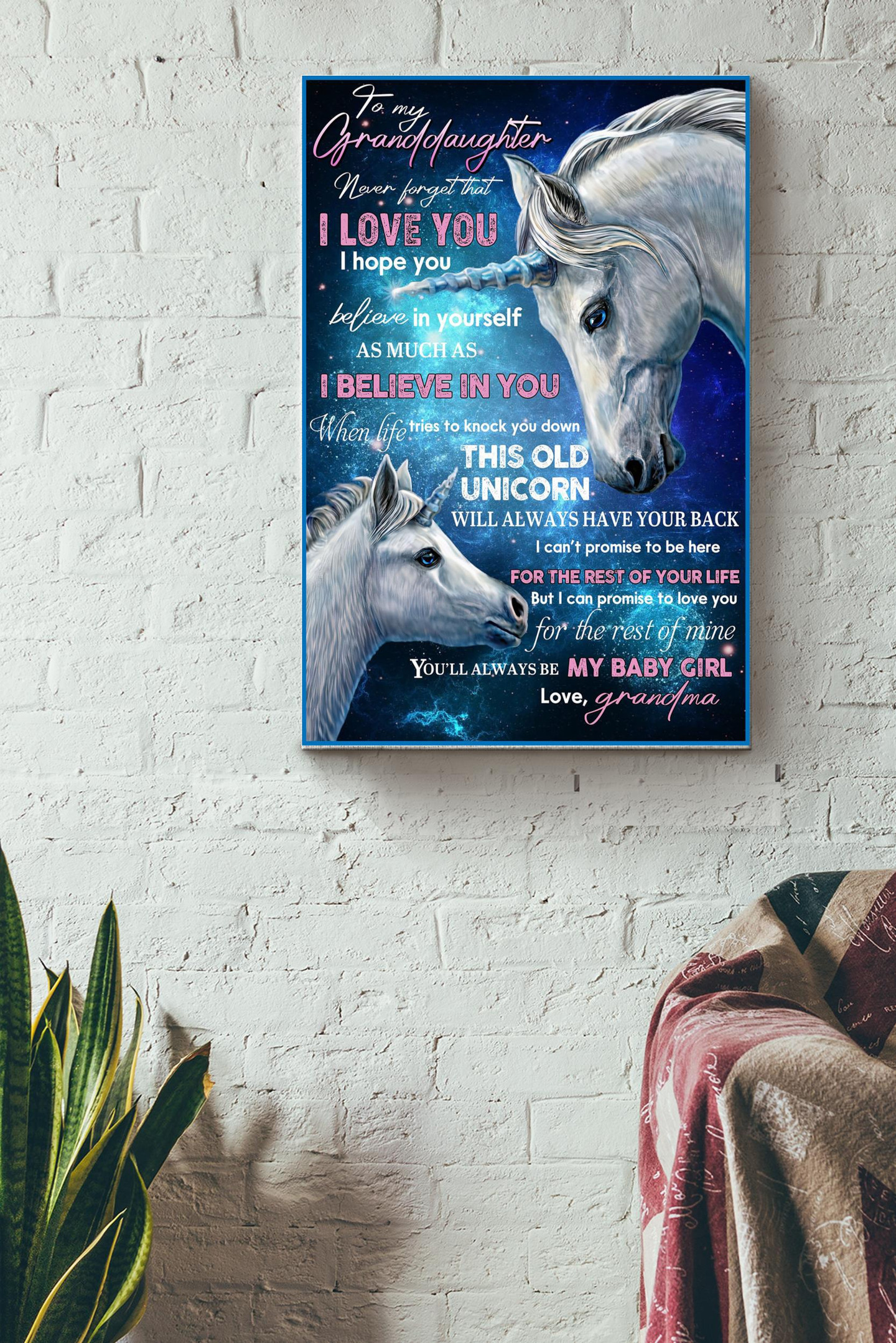 To My Daughter Never Forget That I Love You Canvas Motherhood Gift For ...