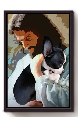 Jesus And Chihuahua Dog God For Gift For Dog Lovers Christian Framed Matte Canvas Framed Prints, Canvas Paintings Framed Matte Canvas 8x10