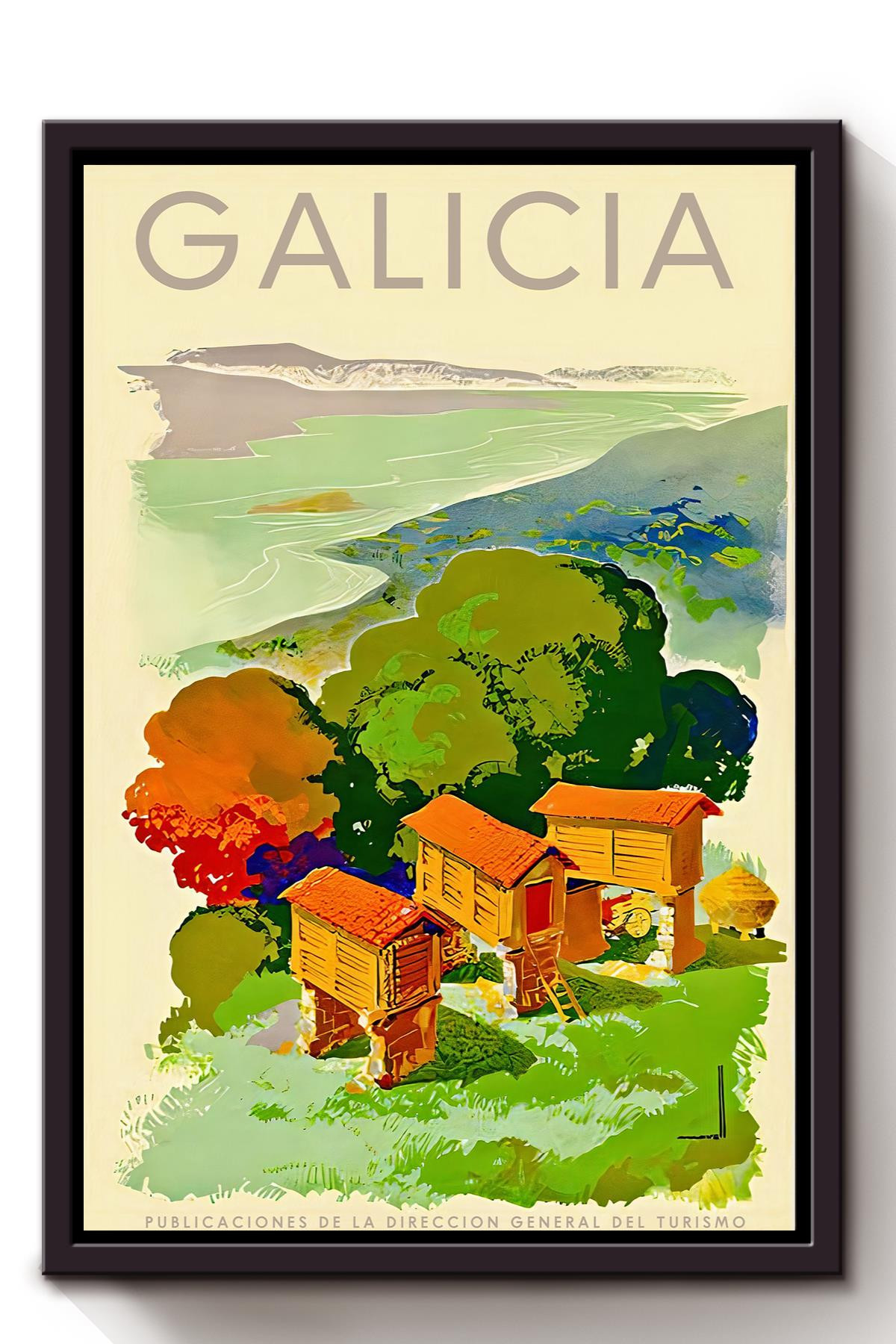 Galicia Canvas Painting Gift For Spanish Housewarming Framed Canvas Framed Prints, Canvas Paintings Framed Matte Canvas 8x10