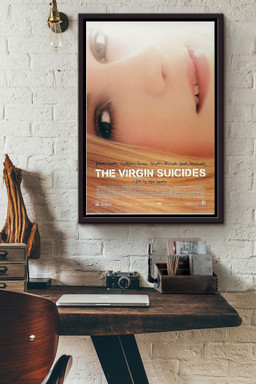 The Virgin Suicides Movie Canvas Film Gift For Director Film Buff Movie Maker Entertainment Framed Matte Canvas Framed Prints, Canvas Paintings Framed Matte Canvas 12x16