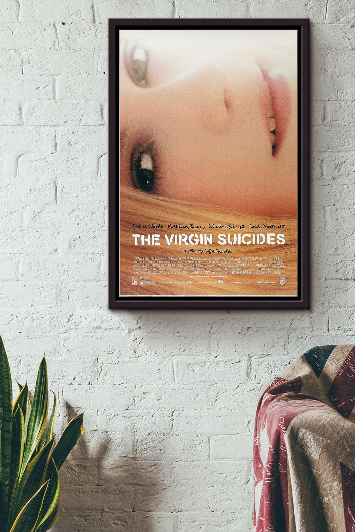 The Virgin Suicides Movie Canvas Film Gift For Director Film Buff Movie Maker Entertainment Framed Matte Canvas Framed Prints, Canvas Paintings Framed Matte Canvas 8x10