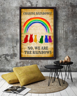 We Are The Rainbows For Lgbt Lesbian Gay Idahot Pride Month Framed Matte Canvas Framed Prints, Canvas Paintings Framed Matte Canvas 12x16