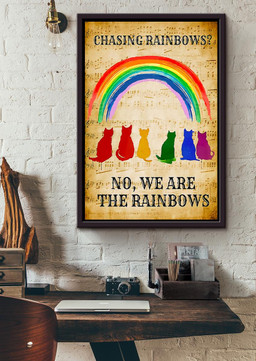 We Are The Rainbows For Lgbt Lesbian Gay Idahot Pride Month Framed Matte Canvas Framed Prints, Canvas Paintings Framed Matte Canvas 20x30