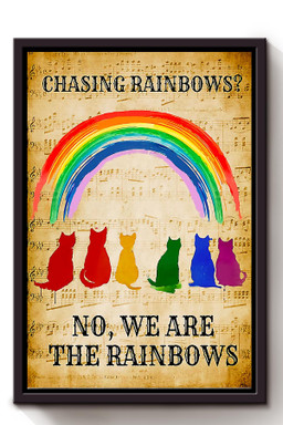 We Are The Rainbows For Lgbt Lesbian Gay Idahot Pride Month Framed Matte Canvas Framed Prints, Canvas Paintings Framed Matte Canvas 8x10