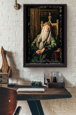 Albus Percival Wulfric Brian Dumbledore Sleeping Canvas,Gift For Potter Fan, Dumbledore Fan, Novel Lover Framed Matte Canvas Framed Matte Canvas 12x16
