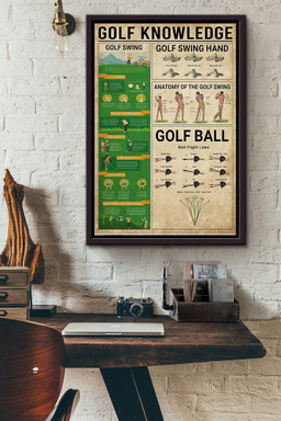 Golf Knowledge Things You Need To Know About Golf Golf Ball Golf Swing Canvas Framed Matte Canvas Framed Matte Canvas 12x16