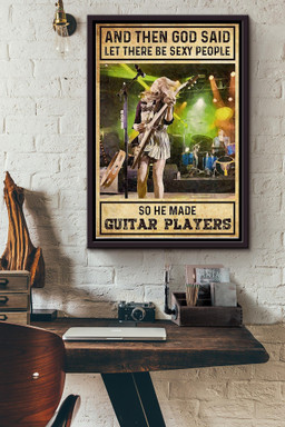 Electric Guitar Lovers Canvas 3 Framed Matte Canvas Framed Matte Canvas 12x16