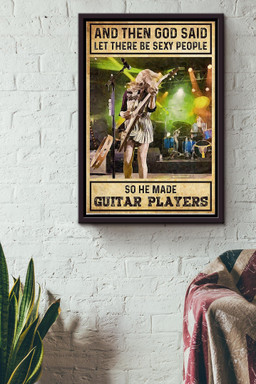 Electric Guitar Lovers Canvas 3 Framed Matte Canvas Framed Matte Canvas 8x10