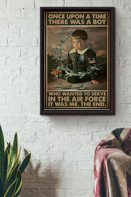 Pilot A Boy Wanted To Serve In The Air Force Framed Matte Canvas Framed Matte Canvas 8x10