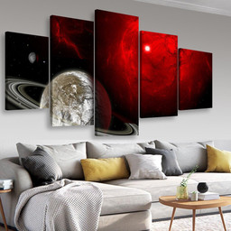 The Universe Abstract, Multi Canvas Painting Ideas, Multi Piece Panel Canvas Housewarming Gift Ideas Canvas Canvas Gallery Painting Framed Prints, Canvas Paintings Multi Panel Canvas 5PIECE(Mixed 16)