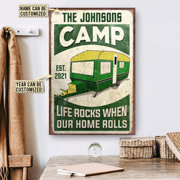 Personalized Canvas Painting Frames Camp Camper Life Rocks Framed Prints, Canvas Paintings Wrapped Canvas 8x10