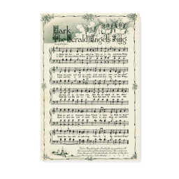Christmas Carol Decoration Gift Ideas Hark The Herald Angels Sing Christian Anthem Hymn Praise and Worship Song Matte Gift Ideas Framed Prints, Canvas Paintings Framed Matte Canvas 20x30