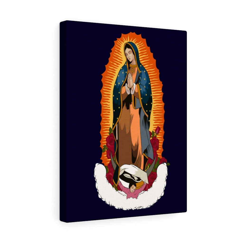 Our Lady of Guadalupe (Spanish: Nuestra Señora de Guadalupe ) Printed On Ready To Hang Stretched Canvas Framed Prints, Canvas Paintings Wrapped Canvas 8x10