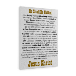 He Shall Be Called Inspirational Christian Framed Prints, Canvas Paintings Framed Matte Canvas 12x16