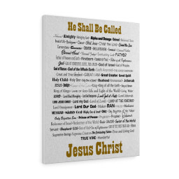He Shall Be Called Inspirational Christian Framed Prints, Canvas Paintings Wrapped Canvas 8x10