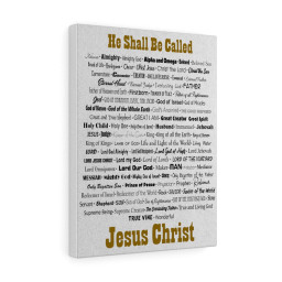 He Shall Be Called Inspirational Christian Framed Prints, Canvas Paintings Framed Matte Canvas 8x10