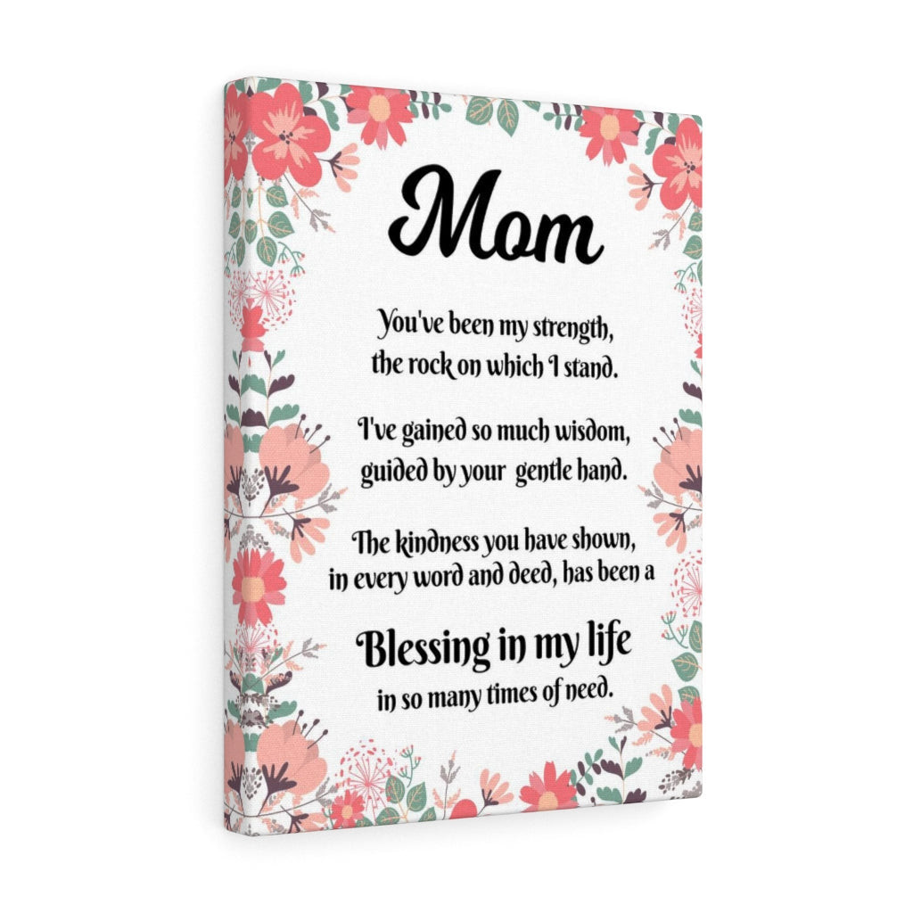 Message to Mom Printed On Ready To Hang Stretched Canvas Inspiring Gift Framed Prints, Canvas Paintings Wrapped Canvas 8x10