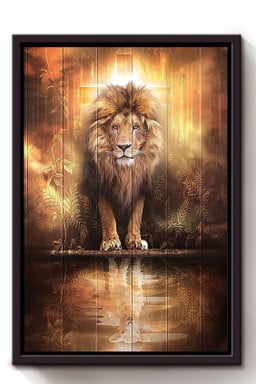 Lion Of Judah Prayer For Healing Christian Matte Gallery Canvas Painting, Canvas Hanging Gift Idea Framed Prints, Canvas Paintings Wrapped Canvas 8x10