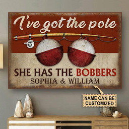 Personalized Canvas Painting Frames Fishing Got The Pole Framed Prints, Canvas Paintings Framed Matte Canvas 8x10