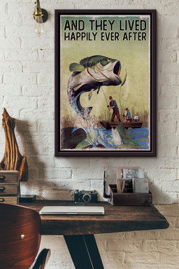 Fisherman And Piranha Everything Will Kill You Canvas Framed Matte Canvas Framed Matte Canvas 12x16