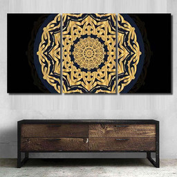 Luxury Mandala Background Ramadan Design 2 Mandala Multi Panel Canvas Print Gift IDeas Canvas Canvas Gallery Painting Framed Prints, Canvas Paintings Multi Panel Canvas 3PIECE(48x24)