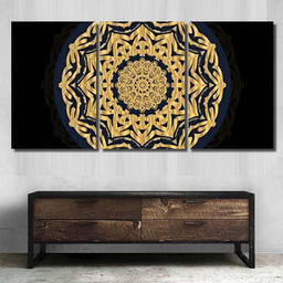 Luxury Mandala Background Ramadan Design 2 Mandala Multi Panel Canvas Print Gift IDeas Canvas Canvas Gallery Painting Framed Prints, Canvas Paintings Multi Panel Canvas 3PIECE(36 x18)