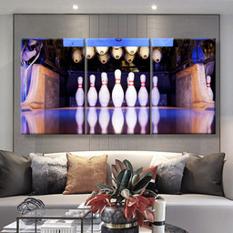 Bowling Ball Sports, Multi Canvas Painting Ideas, Multi Piece Panel Canvas Housewarming Gift Ideas Canvas Canvas Gallery Painting Framed Prints, Canvas Paintings Multi Panel Canvas 3PIECE(36 x18)