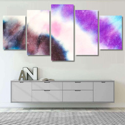 Mineral Watercolor Artistic Texture Print Geode Galaxy Sky and Space Multi Piece Panel Canvas Housewarming Gift Ideas Canvas Canvas Gallery Prints Multi Panel Canvas 5PIECE(Mixed 16)