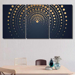 Luxury Mandala Abstract Background Mandala Multi Panel Canvas Print Gift IDeas Canvas Canvas Gallery Painting Framed Prints, Canvas Paintings Multi Panel Canvas 3PIECE(48x24)