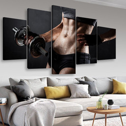 Beautiful Woman Fitness Sports And Recreation, Multi Canvas Painting Ideas, Multi Piece Panel Canvas Housewarming Gift Ideas Canvas Canvas Gallery Painting Framed Prints, Canvas Paintings Multi Panel Canvas 5PIECE(Mixed 16)