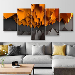 Abstract Black And Orange Background Abstrast, Multi Canvas Painting Ideas, Multi Piece Panel Canvas Housewarming Gift Ideas Canvas Canvas Gallery Painting Framed Prints, Canvas Paintings Multi Panel Canvas 5PIECE(Mixed 12)