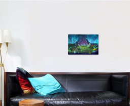 Fantastic Magical Forest Video Games Digital, Fantastic Premium Multi Canvas Prints, Multi Piece Panel Canvas , Luxury Gallery Wall Fine Art Single Canvas 1 PIECE (16x24)