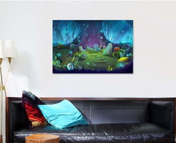 Fantastic Magical Forest Video Games Digital, Fantastic Premium Multi Canvas Prints, Multi Piece Panel Canvas , Luxury Gallery Wall Fine Art Single Canvas 1 PIECE (32x48)