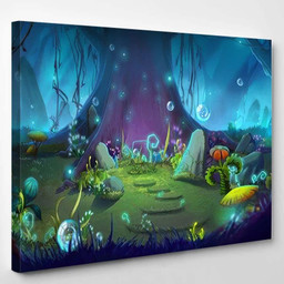 Fantastic Magical Forest Video Games Digital, Fantastic Premium Multi Canvas Prints, Multi Piece Panel Canvas , Luxury Gallery Wall Fine Art Single Canvas 1 PIECE (8x10)
