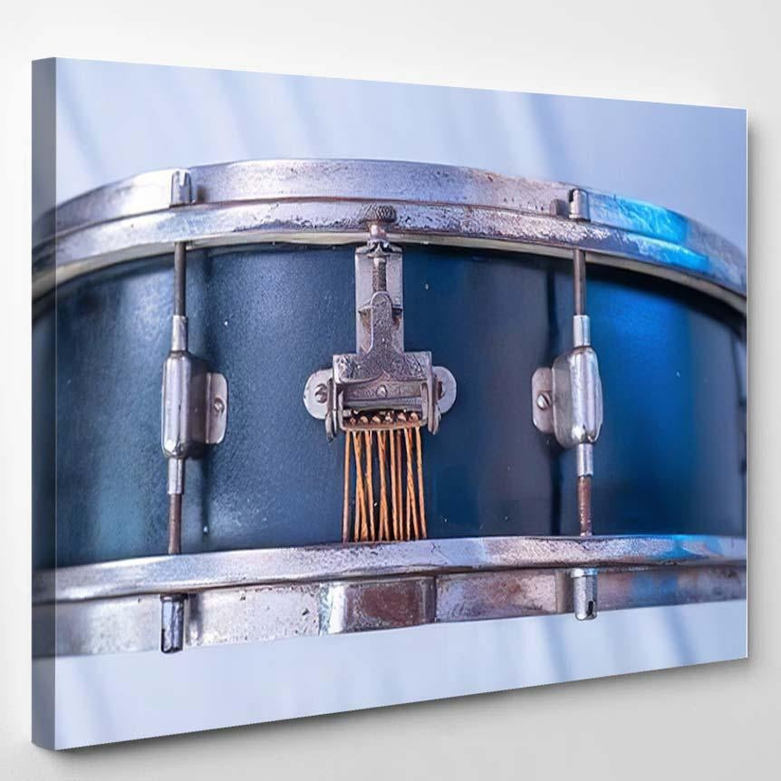 Antique Snare Drum Black Shell 1920S Drum Music Premium Multi Canvas Prints, Multi Piece Panel Canvas Luxury Gallery Wall Fine Art Print Single Wrapped Canvas (Ready To Hang) 1 PIECE(8x10)