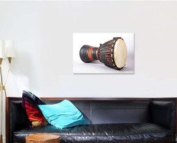 African Musical Instrument Djembe Drum Drum Music Premium Multi Canvas Prints, Multi Piece Panel Canvas Luxury Gallery Wall Fine Art Print Single Wrapped Canvas (Ready To Hang) 1 PIECE(24x36)