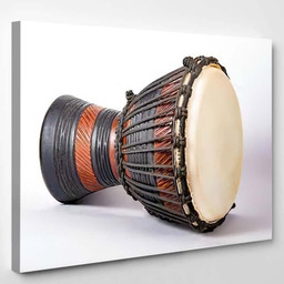 African Musical Instrument Djembe Drum Drum Music Premium Multi Canvas Prints, Multi Piece Panel Canvas Luxury Gallery Wall Fine Art Print Single Wrapped Canvas (Ready To Hang) 1 PIECE(8x10)