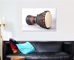 African Musical Instrument Djembe Drum Drum Music Premium Multi Canvas Prints, Multi Piece Panel Canvas Luxury Gallery Wall Fine Art Print Single Wrapped Canvas (Ready To Hang) 1 PIECE(32x48)