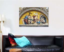 St Marks Basilica Close Venice Italy Christian Premium Multi Canvas Prints, Multi Piece Panel Canvas Luxury Gallery Wall Fine Art Print Single Wrapped Canvas (Ready To Hang) 1 PIECE(32x48)