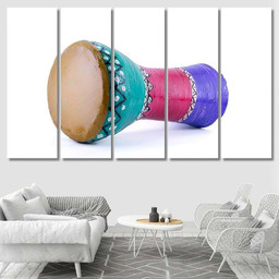 Goblet Drum Chalice Single Membranous Head Drum Music Premium Multi Canvas Prints, Multi Piece Panel Canvas Luxury Gallery Wall Fine Art Print Multi Wrapped Canvas (Ready To Hang) 5PIECE(Mixed 12)