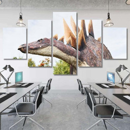 Quality Replicas Dinosaurs Museum Park Outdoors 5 Dinosaur Animals Premium Multi Canvas Prints, Multi Piece Panel Canvas Luxury Gallery Wall Fine Art Print Multi Wrapped Canvas (Ready To Hang) 5PIECE(Mixed 12)