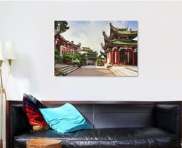 China Xiamen Nanputuo Temple During Sunny Buddha Religion Luxury Multi Canvas Prints, Multi Piece Panel Canvas Gallery Art Print Print Single Canvas 1 PIECE (32x48)