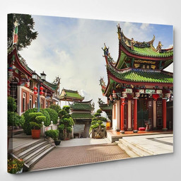 China Xiamen Nanputuo Temple During Sunny Buddha Religion Luxury Multi Canvas Prints, Multi Piece Panel Canvas Gallery Art Print Print Single Canvas 1PIECE(8x10)