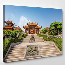 Ma Cultural Village Macau China Translation 1 Buddha Religion Luxury Multi Canvas Prints, Multi Piece Panel Canvas Gallery Art Print Print Single Canvas 1PIECE(8x10)