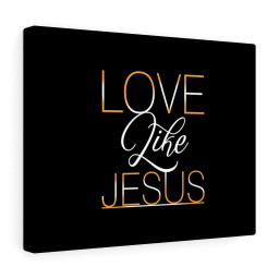 Scripture Canvas Love Like Jesus Christian Bible Verse Meaningful Framed Prints, Canvas Paintings Wrapped Canvas 8x10
