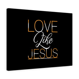 Scripture Canvas Love Like Jesus Christian Bible Verse Meaningful Framed Prints, Canvas Paintings Framed Matte Canvas 24x36