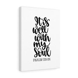 Scripture Canvas My Soul Psalm 118:24 Christian Bible Verse Meaningful Framed Prints, Canvas Paintings Framed Matte Canvas 20x30
